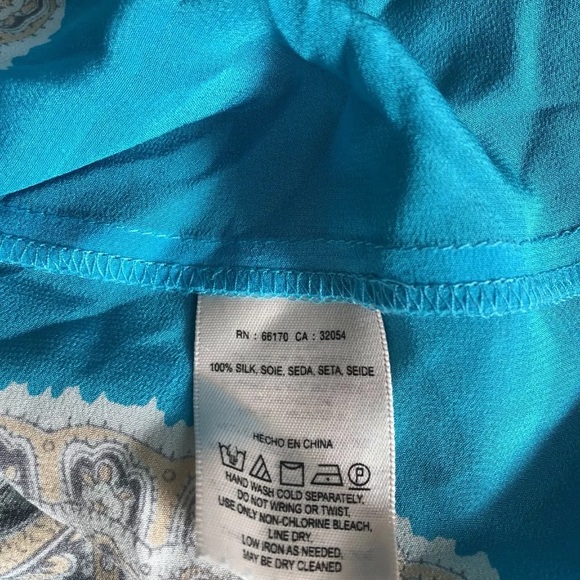 Anthropologie moulinette soeurs silk blouse sz s - Picture 5 of 5